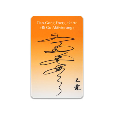 Bi Gu Aktivierung Qi Gong Energiekarte
